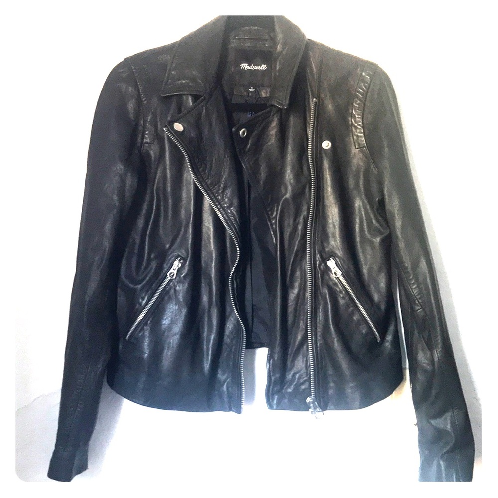 Madewell Black Leather Jacket